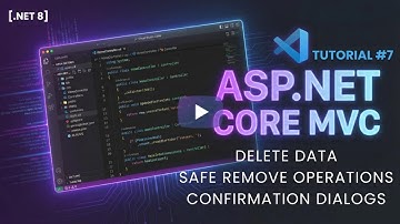 ASP.NET Core MVC CRUD - Delete Data from SQL Server Database | Delete Operations | Tutorial #7