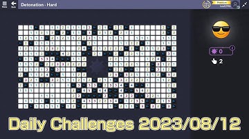 【New Microsoft Minesweeper】  Daily Challenges Aug 12, 2023