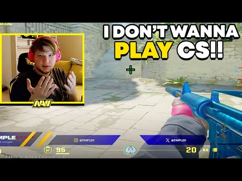 S1MPLE DOESN'T WANT TO PLAY CS ANYMORE AFTER  THIS FACEIT MATCH!! (ENG SUBS) | CS2