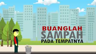 animasi-buanglah sampah pada tempatnya