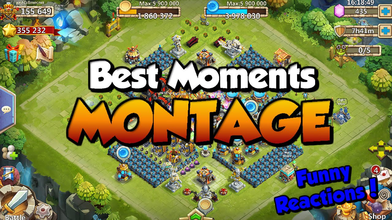 Castle Clash: Best Moments/Funny Reactions Montage! | Entry for FB Event
