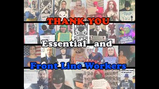 THANK YOU ESSENTIAL & FRONT LINE WORKERS from costumed Legion of SuperVillains (and SuperHeroes) by James Hannon 195 views 4 years ago 3 minutes, 41 seconds
