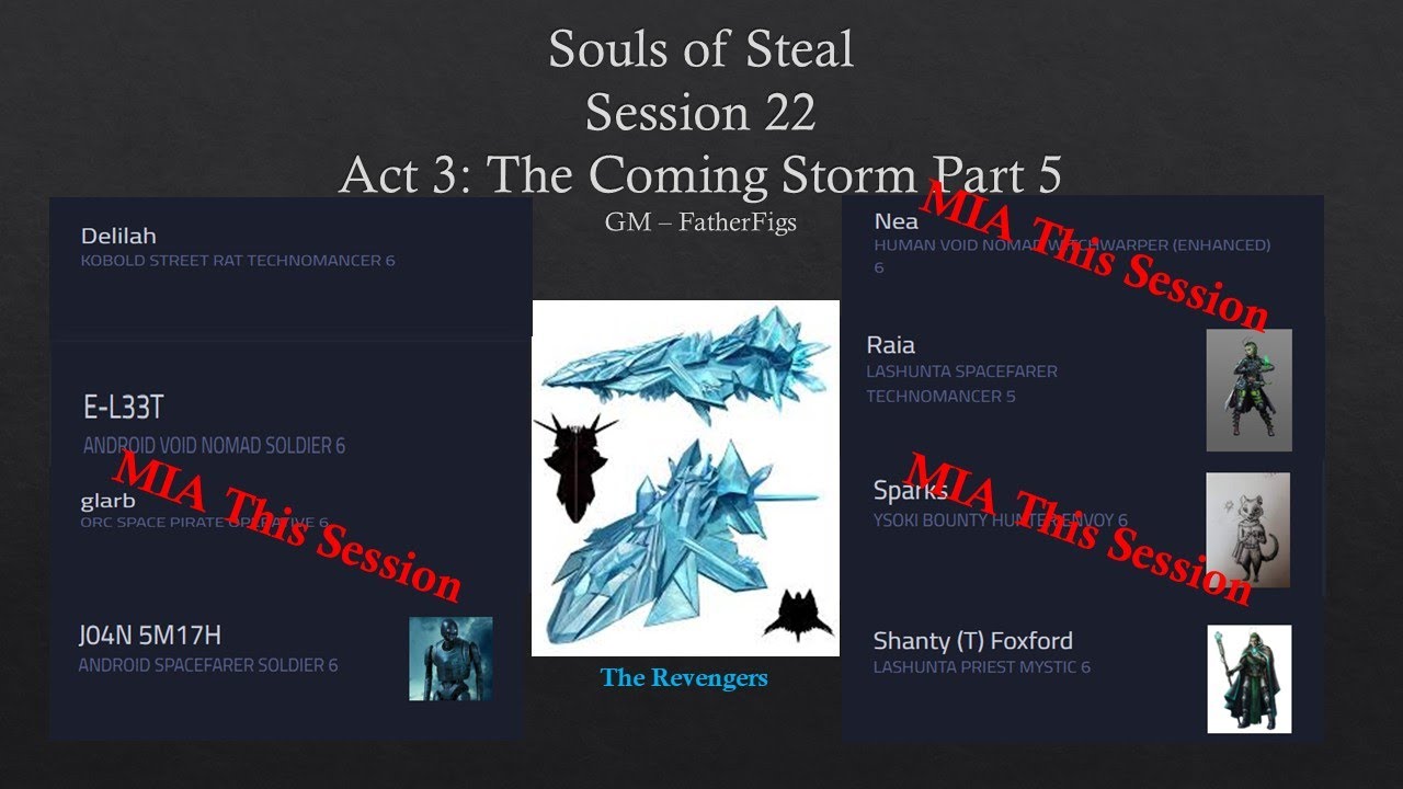 Souls of Steel Session 22: Act 3 The Coming Storm - Last Preparations