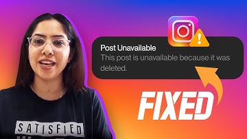 Instagram Post Not Available? Here