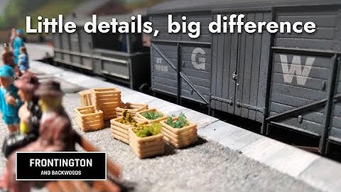 Station details - lighting, point rodding, benches etc. | Modelling a GWR branch line | Episode 22