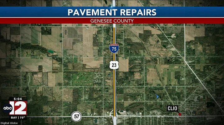 Lane and shoulder closures coming to I-75 in Genesee County