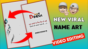 attitude shyari video editing Alight Motion New trending name art video editing page curl effect