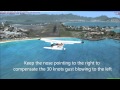 Cessna landing in TNCM with 30 knots cross wind