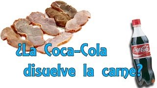 ¿La Coca Cola puede disolver la carne? Mito desvelado (Experimentos Caseros)