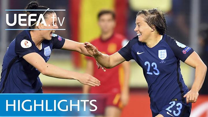 Women's EURO highlights: England 2-0 Spain