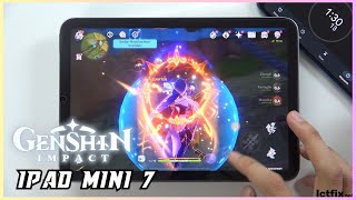 iPad Mini 7 Genshin Impact Gaming test | Apple A17 Pro