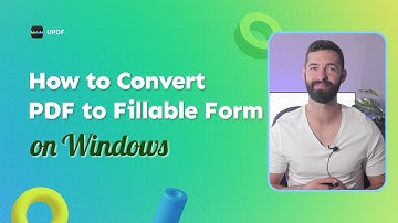 How to Convert PDF to Fillable Form on Windows