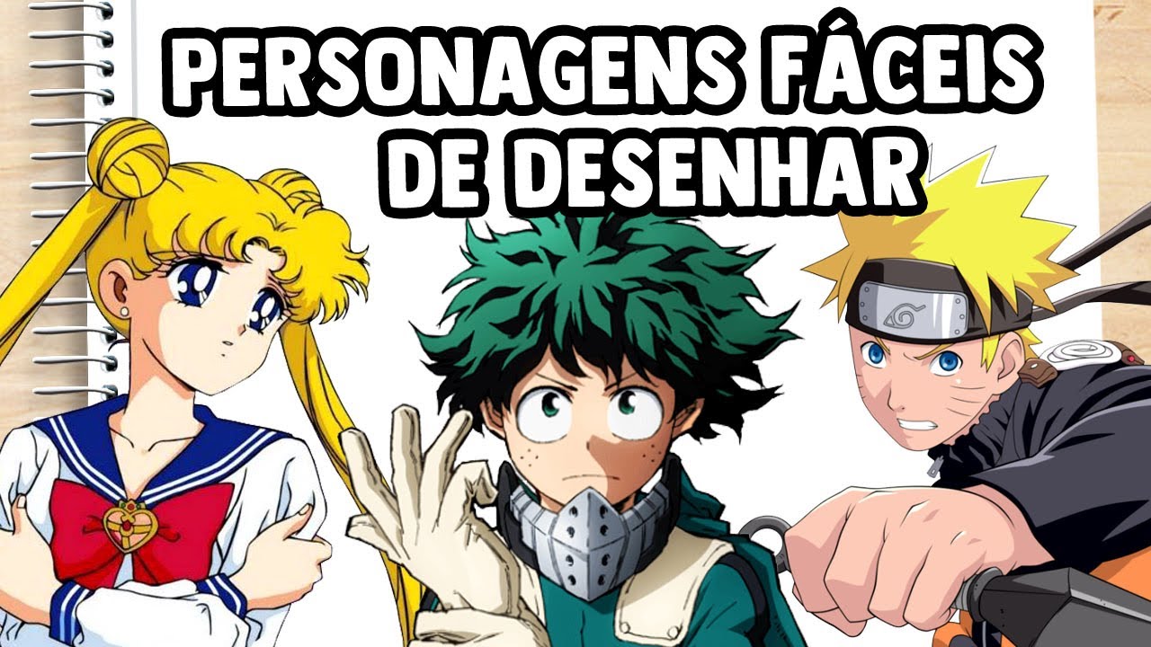 Transformando desenhos simples em personagens de anime - LosPorraLoca