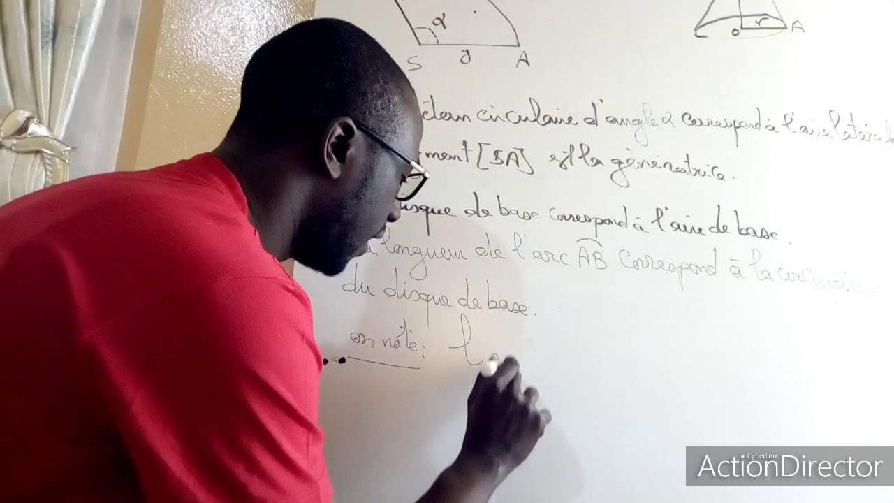 Comment démontrer les formules du cône de révolution math_#3eme.