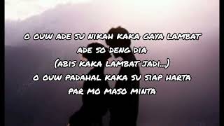 lirik lagu Timur ade su nikah - izanor.