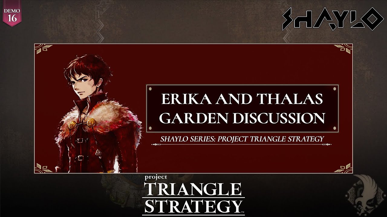 Project TRIANGLE STRATEGY - Erika and Thalas Garden Discussion (Side Story) - No Commentary