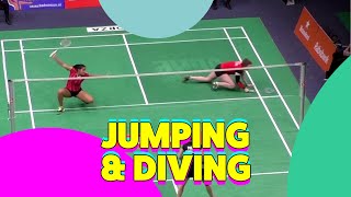 Alyssa Tirtosento and Debora Jille going all during Dutch WD finals - NK Badminton 2019