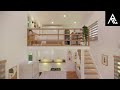 Amazing tiny house with bedroom loft design idea 4x6 meters
