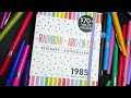 Happy planner mega colorful boxes sticker book review