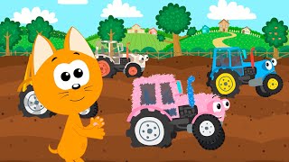 Different Baby Tractors - Kote Kitty kids songs