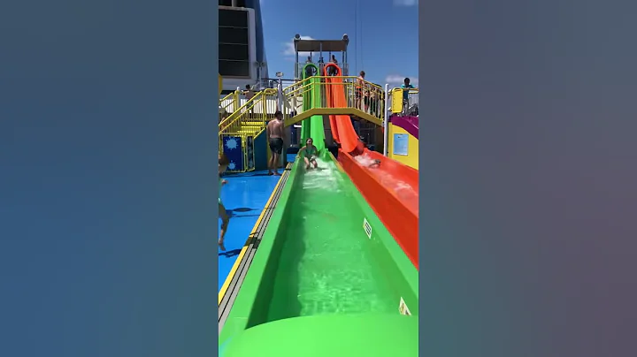 Carnival Elation water slides