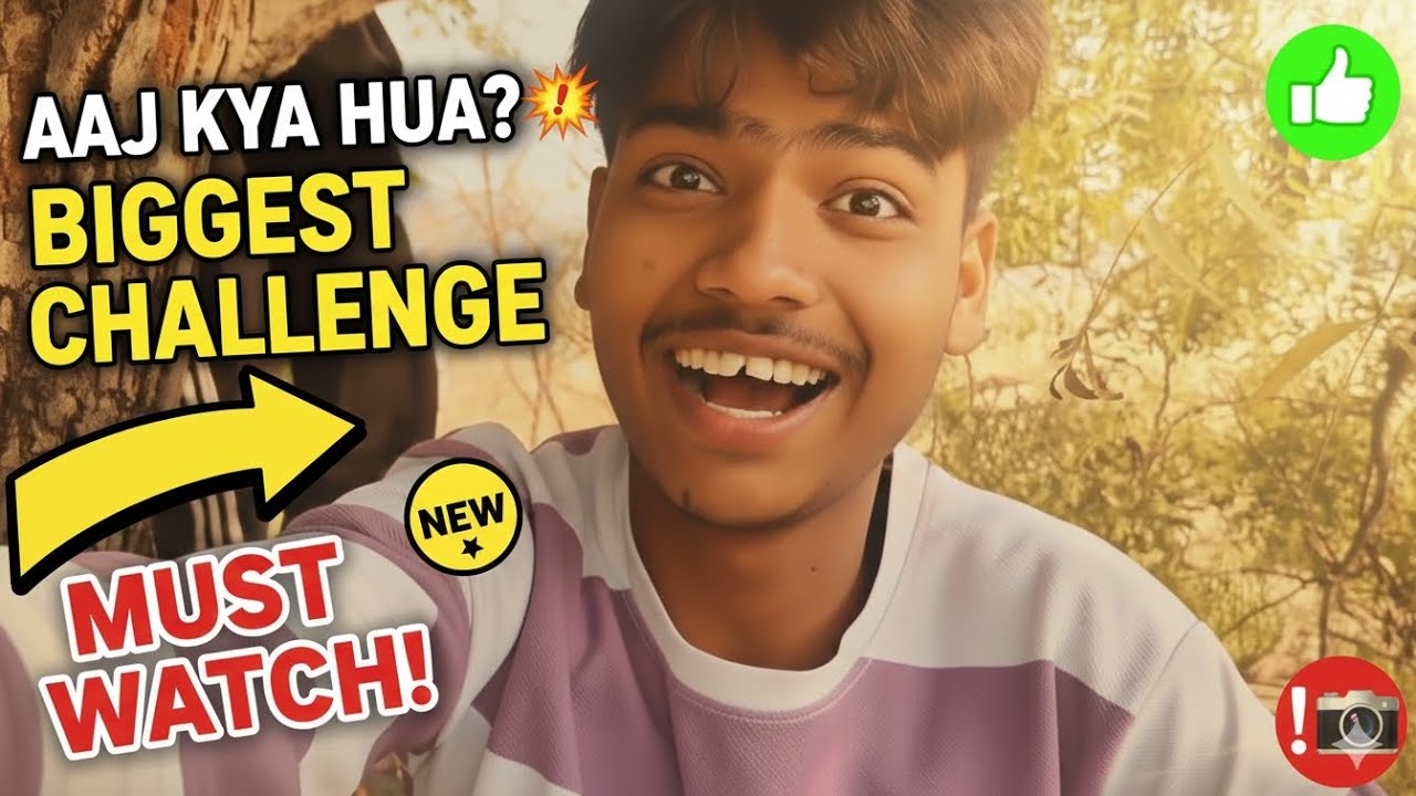 AAJ KYA HUA? CHALLENGE EVER 😱😱