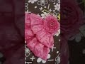 Rose Ball gown design/baby frock stitch tutorial baby frock ideas New trending baby frock photo....
