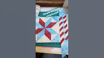 #EasyPiecing #simple #beautiful #Star & #pineappleblock are #FPP border is #SiminolePiecing