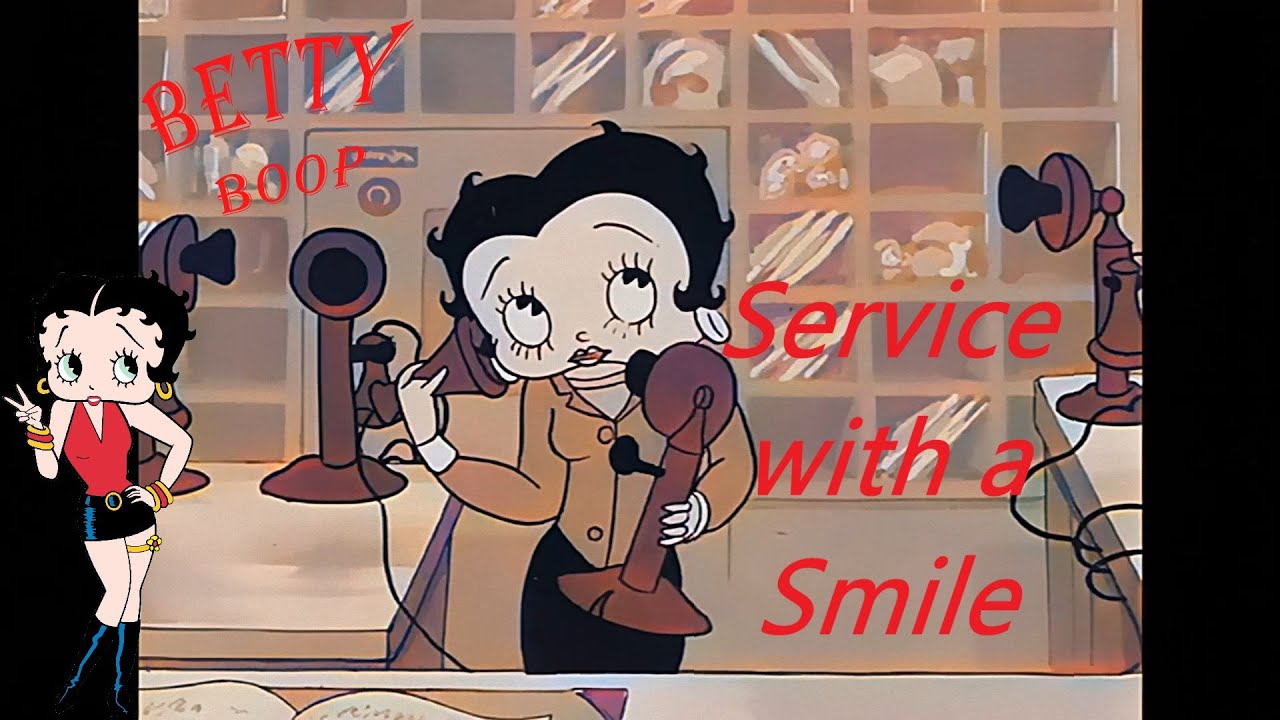 Betty Boop - Service with a Smile 1937 // Colorized HD, Restored pre ...