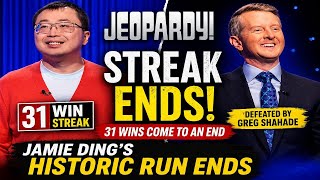 Jamie Ding Jeopardy Streak Ends After 31 Wins