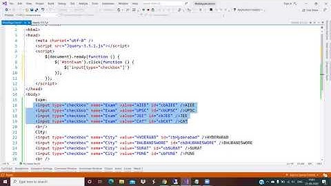 Jquery Checkbox Checked Example