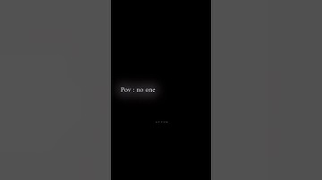 Thumbnail of Pov: no one cares about you.