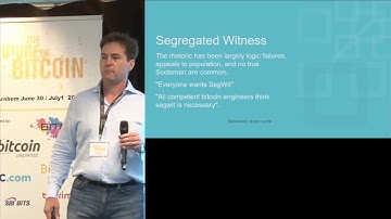 Craig Wright at the 2017 Future of Bitcoin Conference