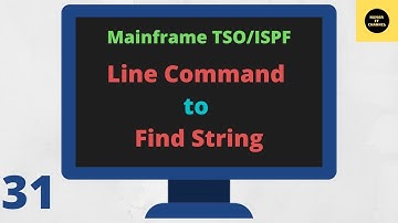 Line Command - Find String - Mainframe TSO/ISPF Tutorial - Part 31