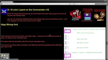 2x 16 color Layers on the Commander x16 - 6502 ASM