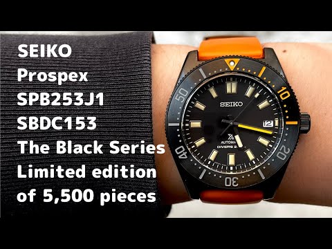 SEIKO 自動巻き 腕時計 ブラック SEIKO SPB253J1 / SBDC153 The Black SeriesLimited edition of