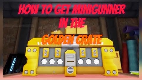 Opening my first golden crate in Tower Defence Simulator…