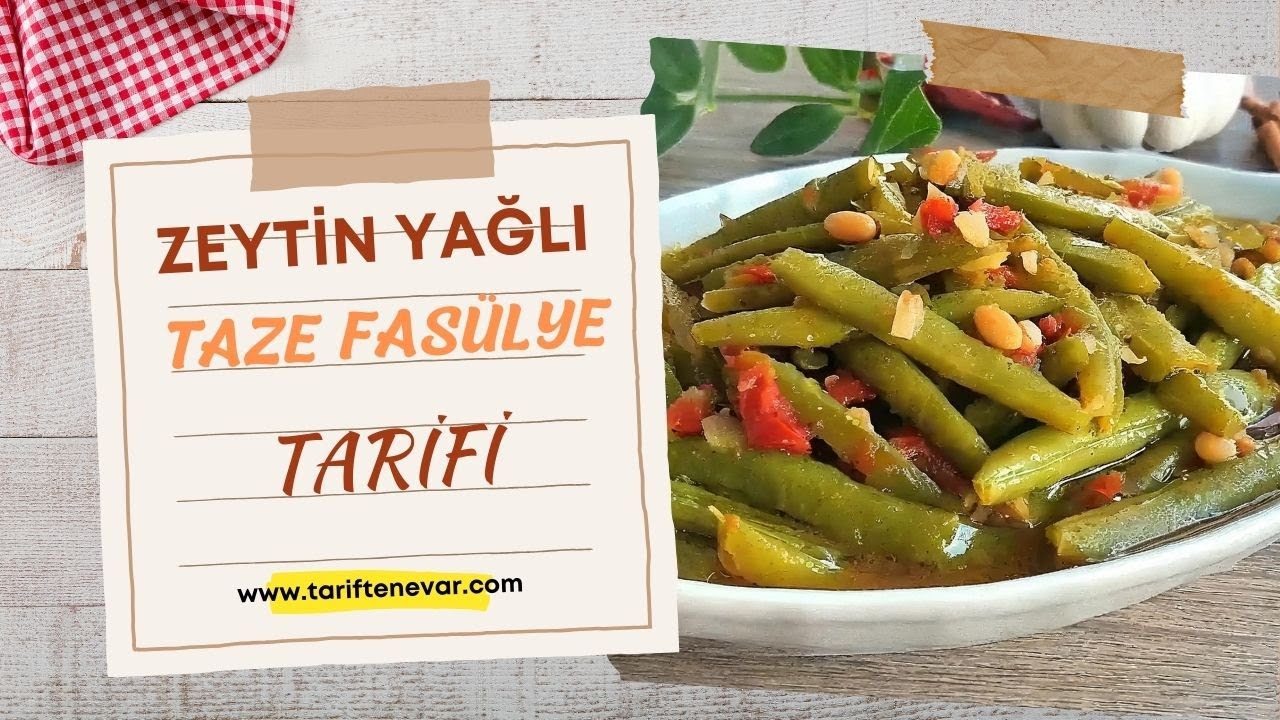 Zeytinyağlı Taze Fasulye Tarifi | Yemek Tarifleri #yemektarifi