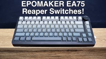 EPOMAKER EA75 Wireless Keyboard Unboxing & Test! Reaper Linear Switches!