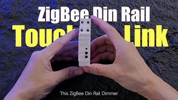 ZigBee Din Rail Dimmer TouchLink Switch, Remote, Green Power Switch_SR-ZG9042A-D