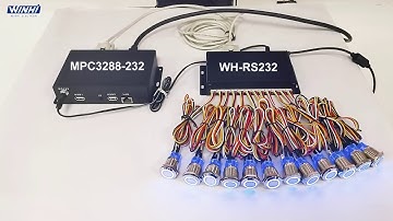 MPC3288-4K-12L-UHD 12 Led Push Button auto play loop play media player