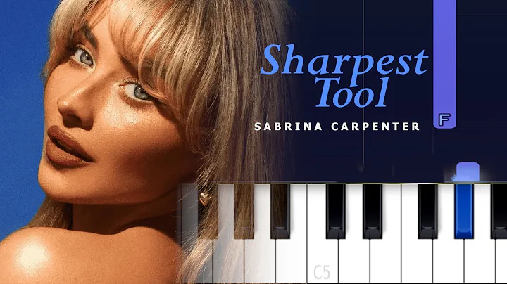 Sabrina Carpenter - Sharpest Tool (in the key of E Major) | Piano Tutorial