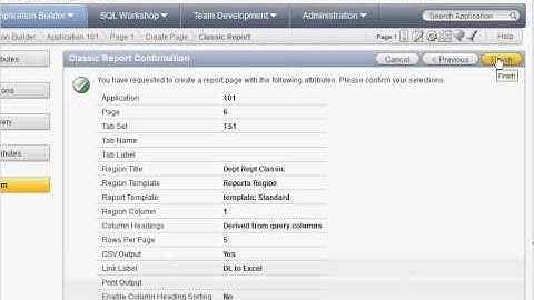 Oracle Application Express 4 - Reports - Beginner