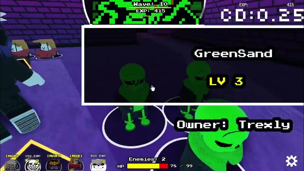 Green Sans (Admin Character) is busted in Alternative Universes Tower