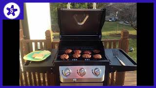 Dyna-Glo DGB390BNP-D Smart Space Living 3 Burner LP Gas Grill Review