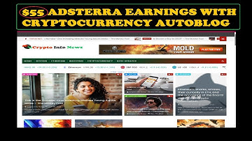 $55 Adsterra Earnings with Automatic Cryptocurrency website on Blogger