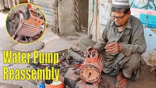 Water Pump Motor Reassembly Tutorial | Motor Installing