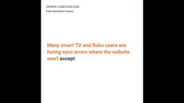 Hulu Activation Issues