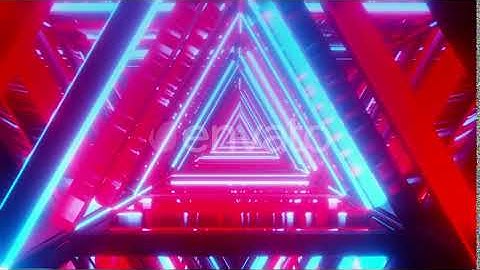 Triangle Neon Vj 01 Hd | Motion Graphics - Videohive template