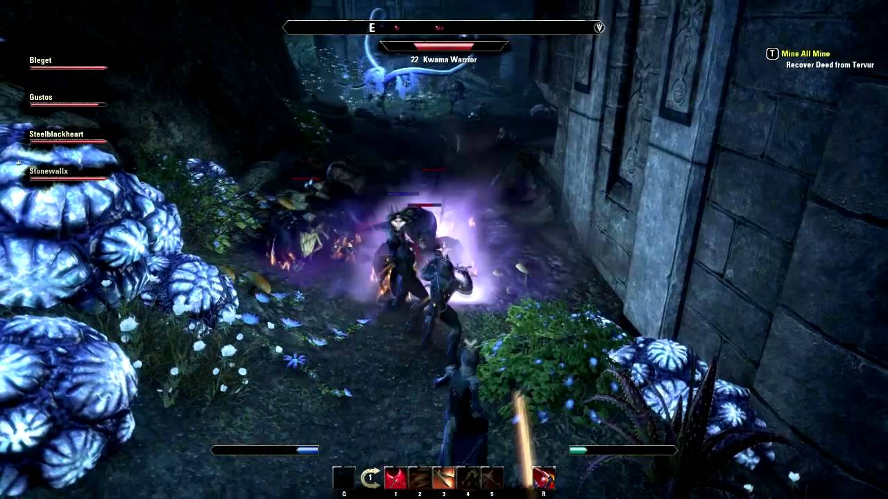 Elder Scrolls Online Dungeons-Running DarkShade Cavern with Pubs-Armoredfist.net